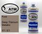 Preview: Ford, Deep Titanium Metallic, Y7 / E1: 400ml Sprühdose + 400ml Klarlack - Set, von ATW Autoteile West.